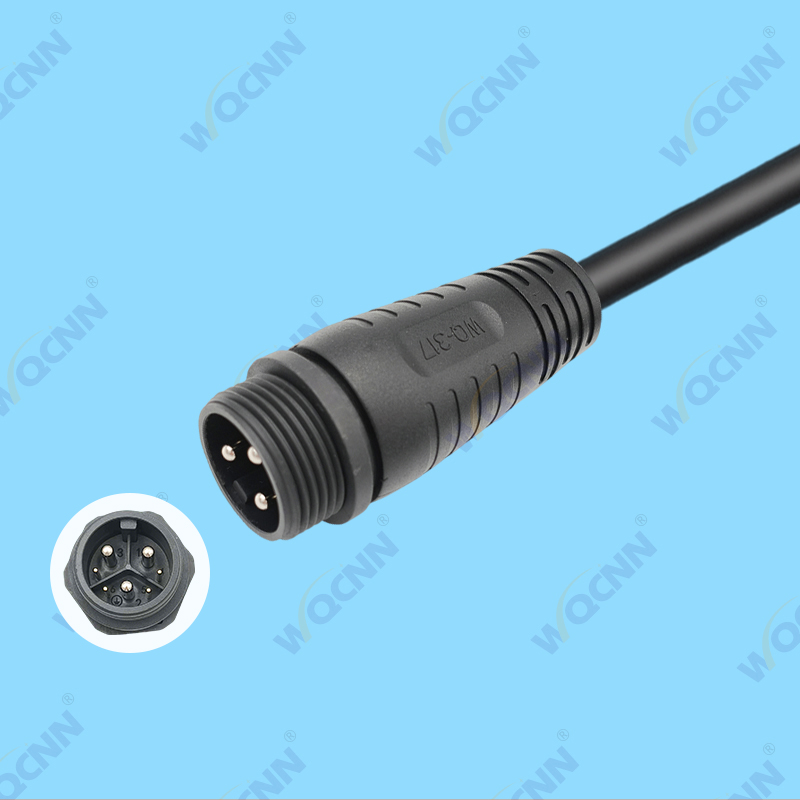 WQ-317 公  WQ-321 母  M30-3+4PIN  防水插头