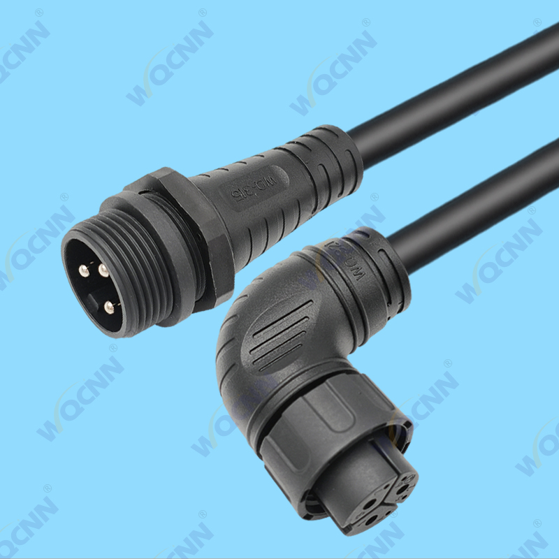 WQ-317 公  WQ-321 母  M30-3+4PIN  防水插头