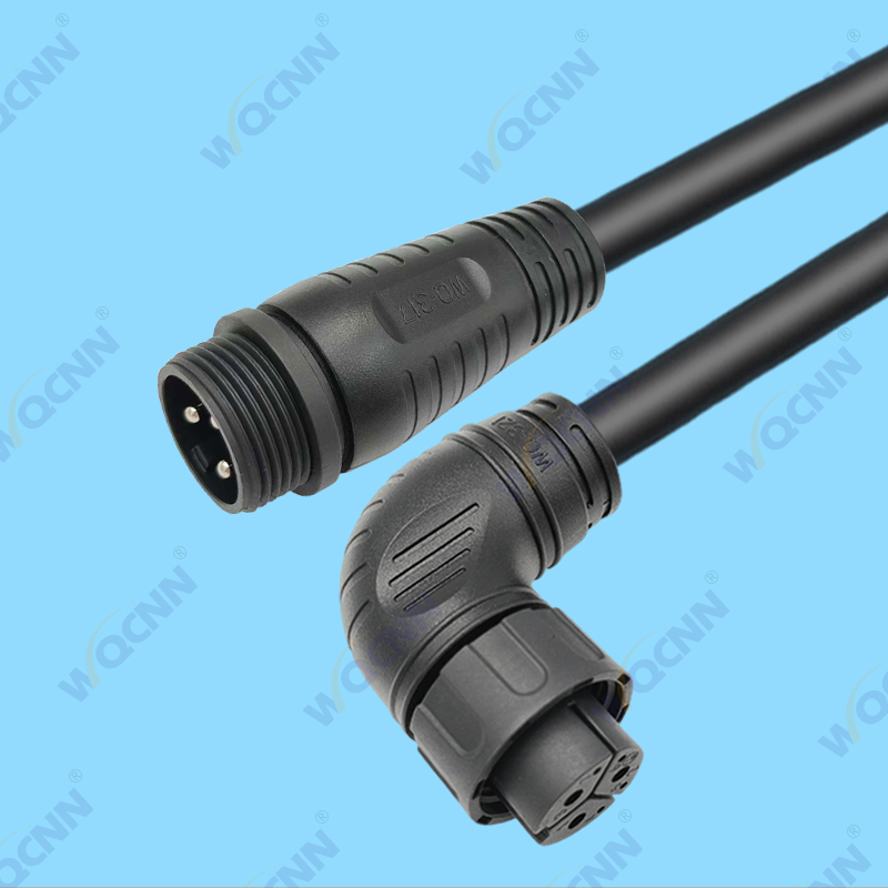 WQ-317 公  WQ-321 母  M30-3+4PIN  防水插头