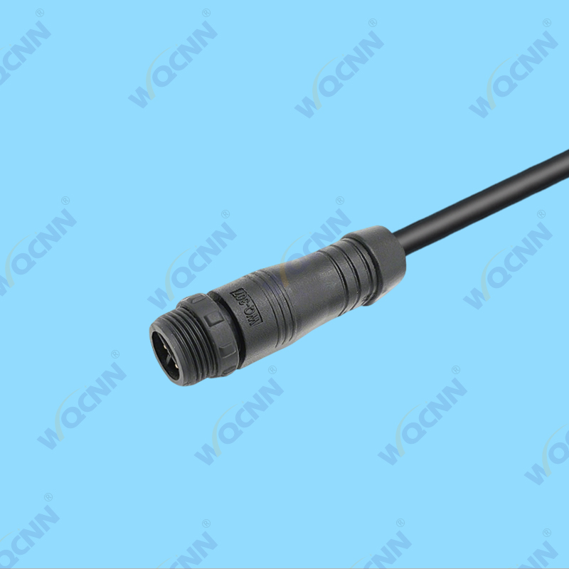 WQ-308  M13-6P 公母防水插头