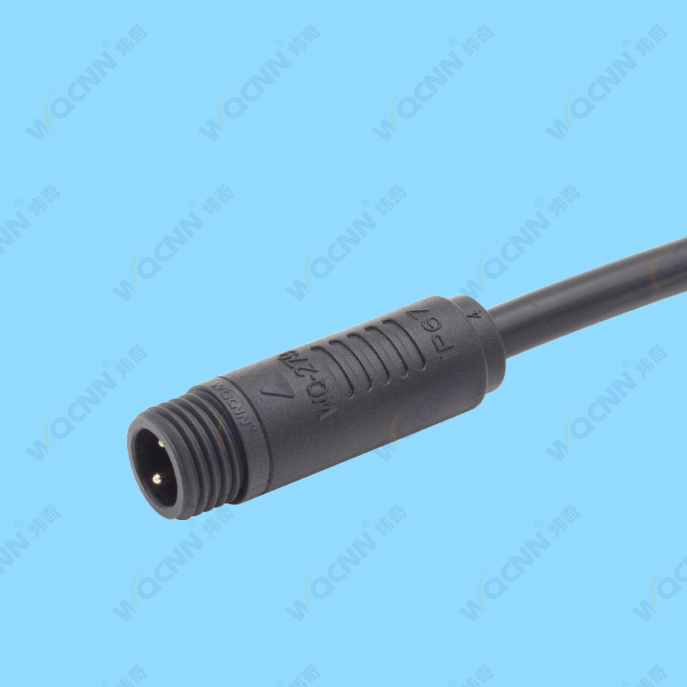 WQ-278 母  WQ-279 公 M12-9PIN 防水插头