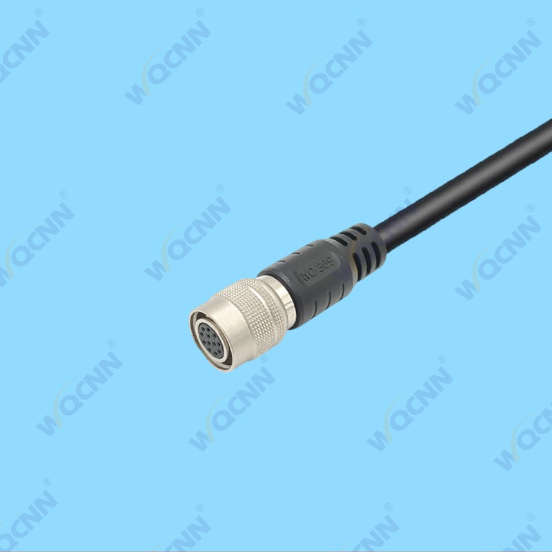WQ-369 母  工业相机 M12-12P  防水插头