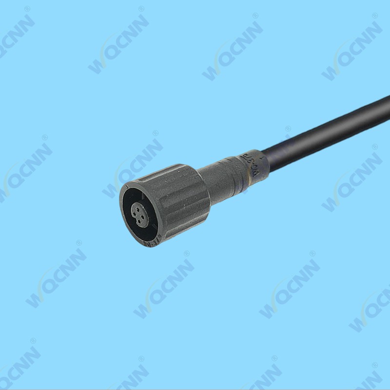 WQ-375 母  WQ-376  公 M9-4P 宝马防水插头
