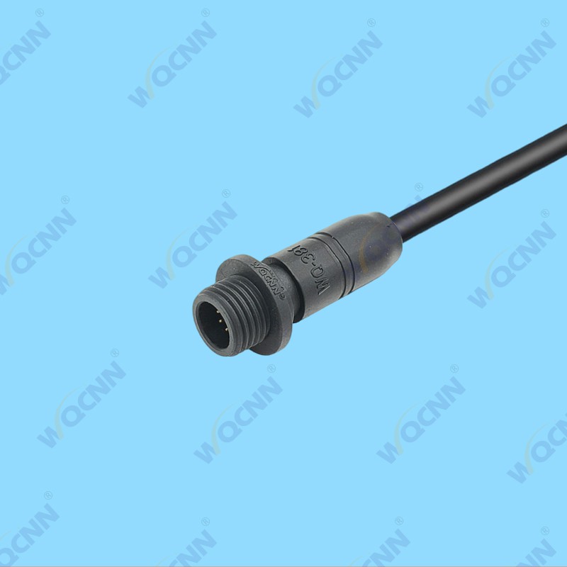 WQ-381 公  M12-B款 8P 防水插头